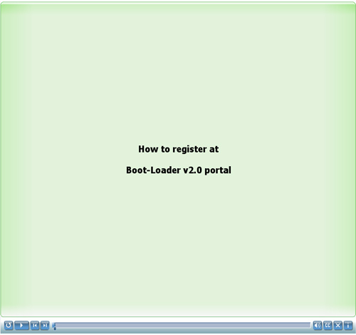 How to Register at Boot-Loader v2.0 portal